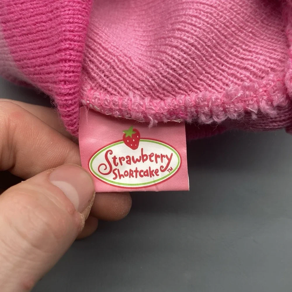VTG Strawberry Shortcake Beanie 2007 Knit Child Hat Vintage